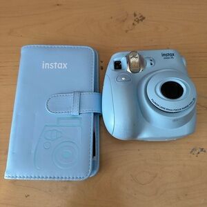 Instax Mini 7S Sky Blue Camera with Case